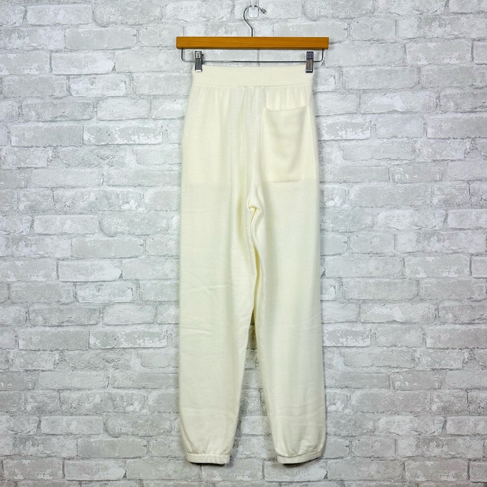 Gentle Herd Wool Joggers XXS Loungewear Cream Off White Pockets - Picture 4 of 13